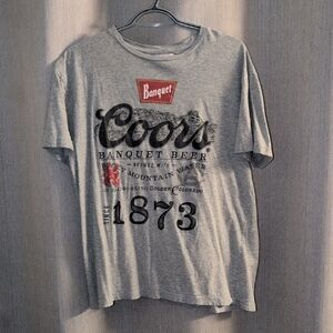 Banquet Beer Graphic Tee - Gray